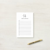 Personalisiert modern Minimalistisch, um Notizen a (Auf Schreibtisch)