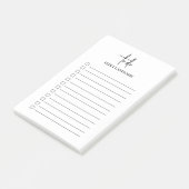 Personalisiert modern Minimalistisch, um Notizen a (angewinkelt)