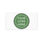 personalisiert modern, Minimalistisch und elegant Adressaufkleber (Vorne)