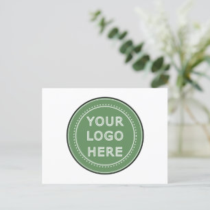 personalisiert modern, Minimalistisch und elegant Einladungspostkarte