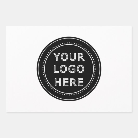 personalisiert modern, Minimalistisch und elegant Geschenkpapier Set (Vorderseite)