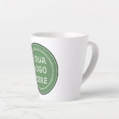 personalisiert modern, Minimalistisch und elegant Milchtasse (Rechte Ecke)