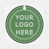 personalisiert modern, Minimalistisch und elegant Ornament Aus Metall (Vorderseite)