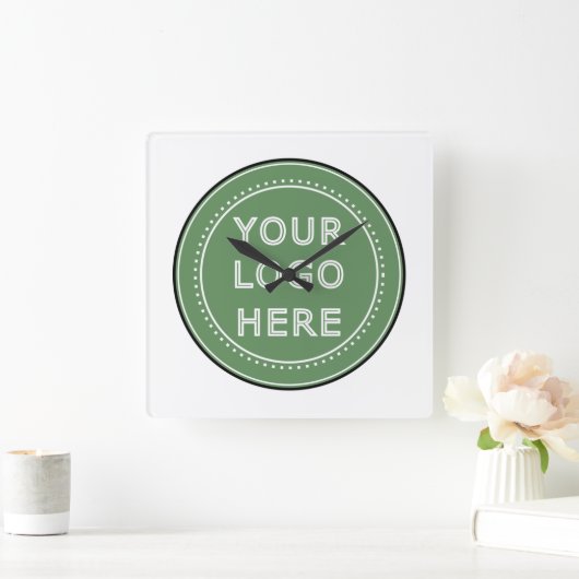 personalisiert modern, Minimalistisch und elegant Quadratische Wanduhr (Zuhause)