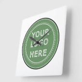 personalisiert modern, Minimalistisch und elegant Quadratische Wanduhr (Winkel)