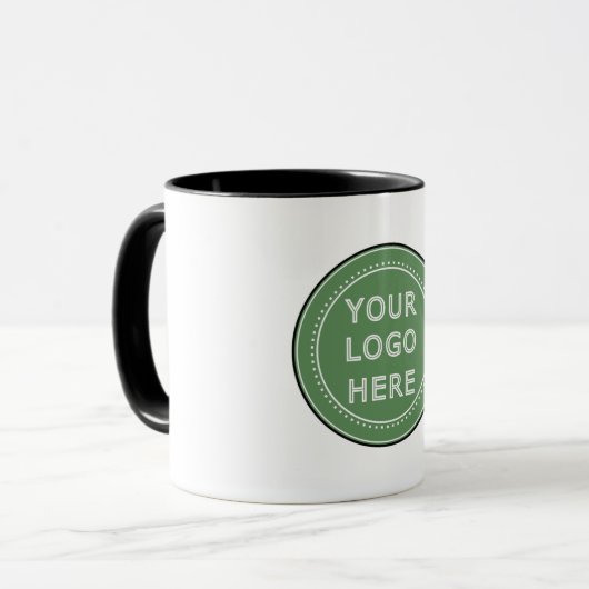 personalisiert modern, Minimalistisch und elegant Tasse (Vorderseite Links)