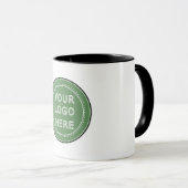 personalisiert modern, Minimalistisch und elegant Tasse (VorderseiteRechts)