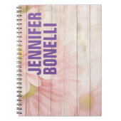 Personalisiert Modern Minimalistischer Fettdruck Notizblock (Vorderseite)