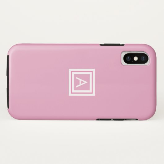 Personalisiert-Modern-Monogramm Case-Mate iPhone Hülle (Rückseite (Horizontal))