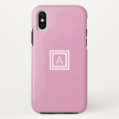 Personalisiert-Modern-Monogramm Case-Mate iPhone Hülle (Rückseite)