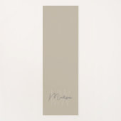 Personalisiert-Modern-Monogramm Yogamatte (Vorderseite)