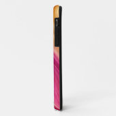 Personalisiert-modern-rosa Orange und Gelb- Case-Mate iPhone Hülle (Hinten/Links)