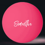 Personalisiert Modern Script Monogram Name Tischtennisball<br><div class="desc">Dieses Design kann in dem Bereich personalisiert werden, der durch das Ändern des Fotos und/oder Textes zur Verfügung gestellt wird. Sie können auch angepasst werden, indem Sie auf Vorlage personalisieren klicken und dann auf die Schaltfläche klicken, um weitere Optionen anzupassen, um die Hintergrundfarbe zu löschen oder zu ändern, Text hinzuzufügen,...</div>