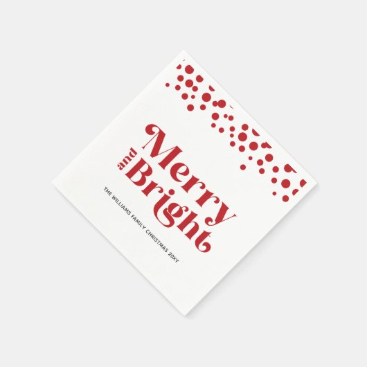 Personalisiert-modern und hell serviette (Ecke)