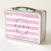 personalisiert modern und stilvoll metall brotdose (Rückseite)