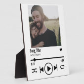 Personalisiert Modern Vater Foto Song Playlist Fotoplatte (Seite)