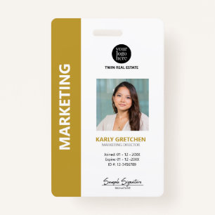 Personalisiert Moderne Berufliche Mitarbeiter ID G Ausweis