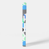 Personalisiert moderne Blaue Minte Geometrie Case-Mate iPhone Hülle (Rückseite / Rechts)