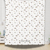 Personalisiert-moderne Dinosaurier Fleece Blanket