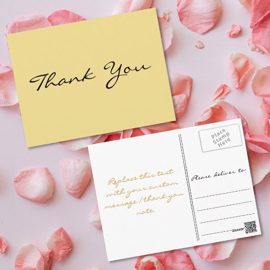 Personalisiert Moderne elegante Imitate Gold Viele Postkarte