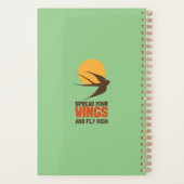 Personalisiert Moderne Elegante Motivierend Planer (Rückseite)