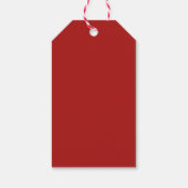 Personalisiert Moderne frohe Weihnachten | FOTO Geschenkanhänger (Rückseite)