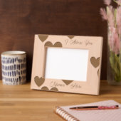 Personalisiert Moderne Kunst, Dichtung und Musik Geätzte Rahmen (Linke Ecke)