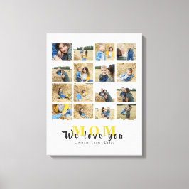 Personalisiert Moderne Liebe Ihr Mama 16 Foto Leinwanddruck
