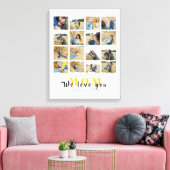 Personalisiert Moderne Liebe Ihr Mama 16 Foto Leinwanddruck (Insitu (Wohnzimmer))