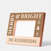 Personalisiert Moderne Weihnachten Geätzte Rahmen (Links)