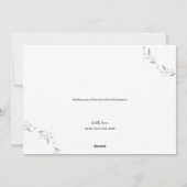 Personalisiert Moderne Weihnachtsfamilie Feiertagskarte (Rückseite)