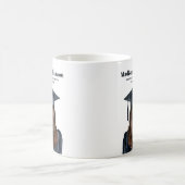 Personalisiert Moderner Abschluss Weibliche Gradui Kaffeetasse (Mittel)