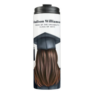 Personalisiert Moderner Abschluss Weibliche Gradui Thermosbecher