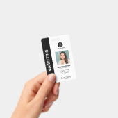 Personalisiert Moderner Beruflicher Mitarbeiter ID Ausweis (Handheld)