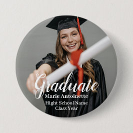 Personalisiert Moderner Foto Abschluss Button