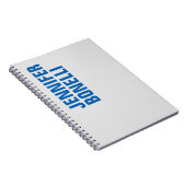 Personalisiert Moderner Minimalistischer Fetttext  Notizblock (Rechte Seite)