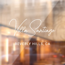 Personalisiert Moderner Name der Zuhause Residence