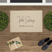 Personalisiert Moderner Name der Zuhause Residence Fußmatte