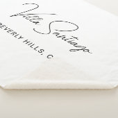 Personalisiert Moderner Name der Zuhause Residence Sherpadecke (3/4)