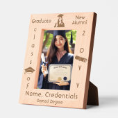 Personalisiert-Modernes Abschluss Foto Cap, Diplom Geätzte Rahmen