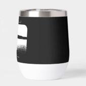 Personalisiert Modernes Bootdekor Schwarz-weiß Pon (Rückseite)