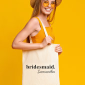 Personalisiert Modernes Brautparty Bridesmaid Tragetasche