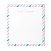 Personalisiert Modernes Cooles Notepad Notizblock (Vorderseite)