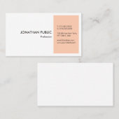 Personalisiert Modernes Elegantes Einfaches Berufl Visitenkarte (Vorne/Hinten)