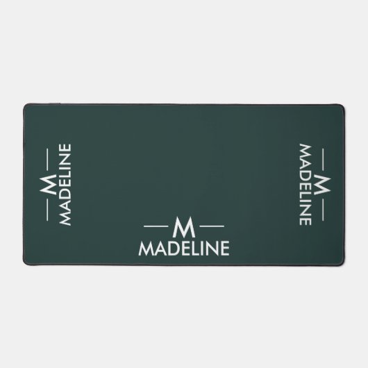 Personalisiert Modernes, stilvolles Design Schreibtischunterlage (Vorderseite)