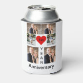 Personalisiert Modernes, trendiges Jubiläum Dosenkühler (Kanne Rückseite)