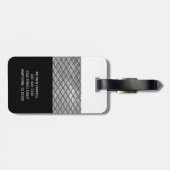 Personalisiert | Monogram Boys Mens Gepäckanhänger (Rückseite horizontal)