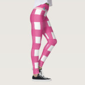 Personalisiert Monogram Modern Buffalo Karo Leggings (Rechts)