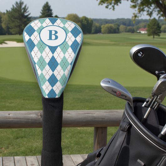 Personalisiert Monogram Modernes Muster für Aquama Golf Headcover