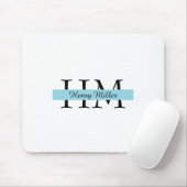 Personalisiert Monogram Mousepad | Benutzerdefinie (Mit Mouse)